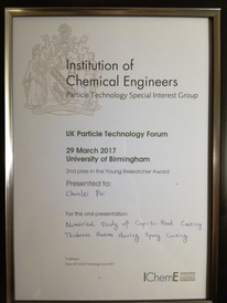 Congratulations to Dr Chunlei Pei