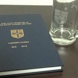 Takehiro Kojima obtains his PhD