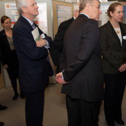 HRH The Duke of York visits carbon nanotube fibre-spinning rig during its “maiden flight”.